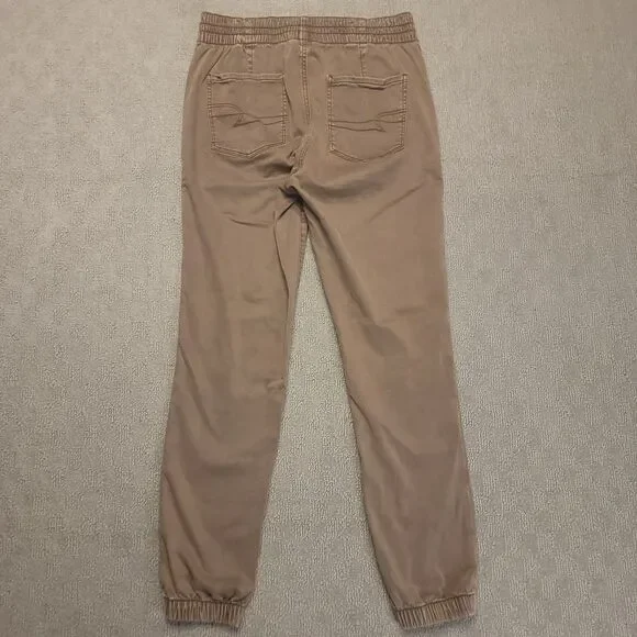American Eagle Women’s Size 8  (28x28) Pants Utility Jogger Stretch Khaki - Picture 2 of 11